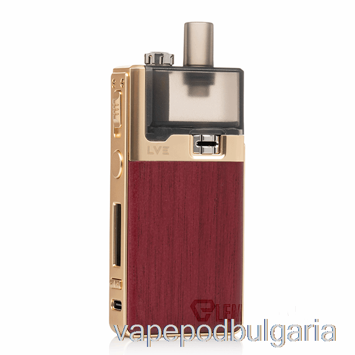 Vape 10000 Дръпки Lve Orion 2 40w Pod System Purple Heart / Gold